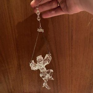 Waterford Crystal 2004 Angel With Enhancer Ornament NIB